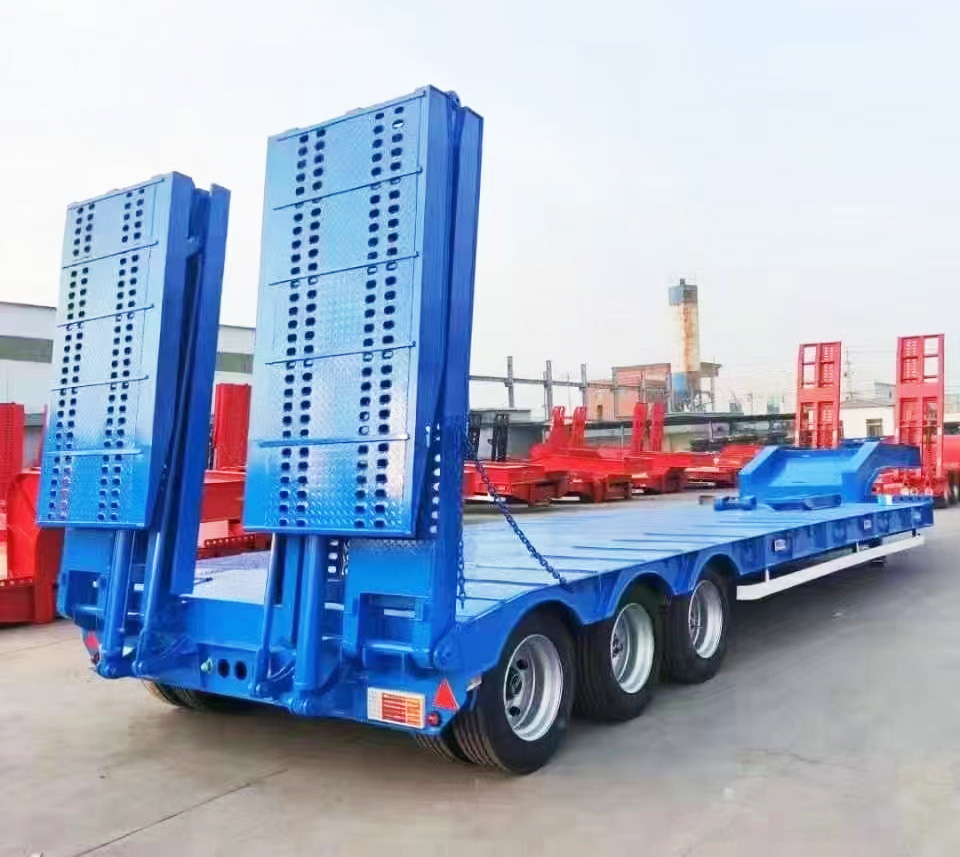 低平板半挂车